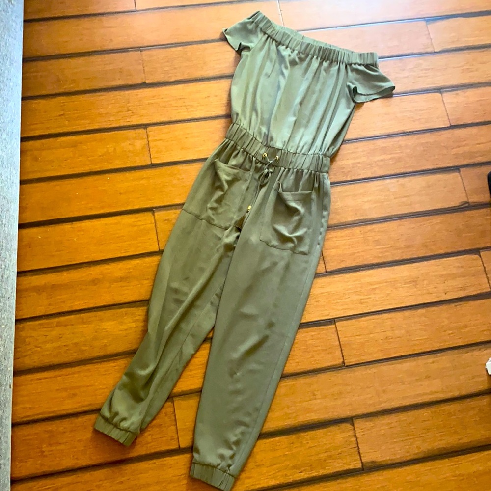 Michael Kors Off the Shoulder Jumpsuit